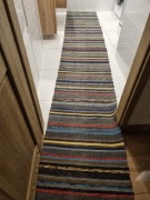 Nowy chodnik dywan tkany na krosnach PRL  72x442