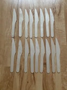 Noże drewniane 17 sztuk