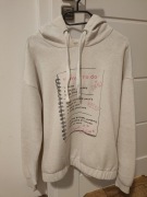 Biała bluza z nadrukiem 