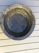 Stara duża misa mosiężna