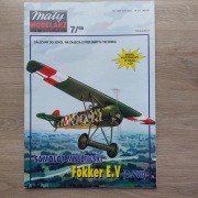 Mały Modelarz 1998/7 samolot myśliwski Fokker E. V. (D.VIII)