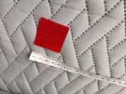 Naklejki komplet - Odblaski samoprzylepne czerwone - duże