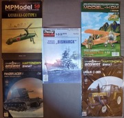 Niemiecki Pancernik Bismarck Mały Modelarz/Ursus/Panzerjager/Answer/Kayaba