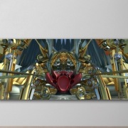Obraz na płótnie 110x50cm, Grafika3D, Abstrakcja