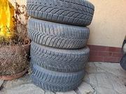 4 0pony zimowe 195/65 15" na felgach ET49 6Jx15 5x110 mm 5 śrub Opel