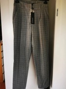 Eleganckie spodnie w kant kratka Greenpoint r. 34 Nowe
