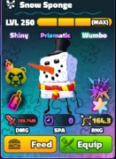 Spongebob Tower Defense Snow Sponge SW SS Rainb Series NAJTANIEJ