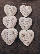 Serduszka na szydełku 
