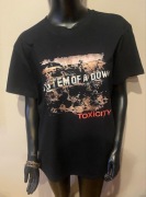 T-shirt System of a Down Toxicity czarny oversize Y2K rock metal