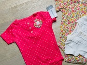 3 x body z krótkim rękawem Carter's 9 miesięcy rozm. 80 cm