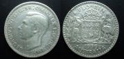 Australia 1 floren (2 szylingi) 1939, srebrna moneta srebro