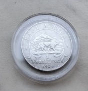 Afryka wschodnia 1 Szyling 1924 r Jerzy V Srebro 