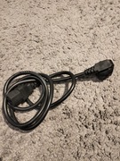 Kabel zasilający 1,5 metra czarny 3 pinowy C13