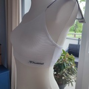 Stanik sportowy bezszwowy Hummel M nowy biały 