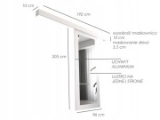 Drzwi Przesuwne  Denver VDLI96 O-sofa + Lustro + Płyta 18 mm 96 cm grafit