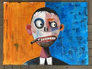 Obraz akrylowy ręcznie malowany 58x78