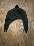 Czapka pilotka z pomponem, Polar, stara oldskoolowa, antyk