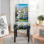 Pokrowiec na krzesła 4 szt Wielkanoc- szybka wysyłka królik