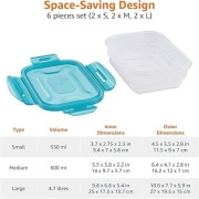 Hermetyczne pojemniki  Amazon Basics Air-Locked