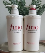 Zestaw: Shiseido, Fino, Szampon+Odżywka, 2x550ml, Promocja! 