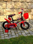 Rower 16 cali spider man niebieski lub czarny