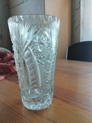 Wazon kryształowy PRL 20 cm