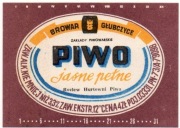 etykieta piwna - browar Głubczyce