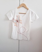 Damski t-shirt biały – rozmiar M