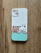 Białe silikonowe etui case do iPhone 13 Bubu i Dudu