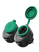 2 szt. Gniazdka Smart WiFi zewnętrzne IP44, 16A, 3680W, Zdalne Sterowanie
