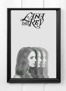 Plakat A4 kodak lana del rey 