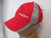 Modna czapka bejsbolówka  Quest clothing red & sil