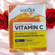 Sadoer krem z witaminą C, 3 x Niacinamide, Q10, Retinol 