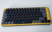 Klawiatura LOGITECH Pop Keys Brown Tactile Switch Czarno-żółto-szary