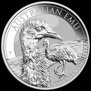 Srebrna moneta Australian Emu 2023 1 oz Ag 9999