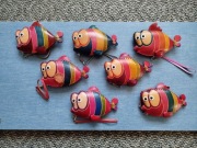 Skórzane portfele / etui w kształcie rybek