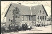 STOLEC Stolzenburg Glashutte k. Szczecin  Schulhaus szkoła 1906