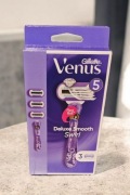 Zestaw Gillette Venus Deluxe Smooth Swirl - rączka + 3 wkłady 