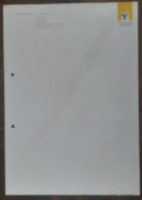 Czysty papier firmowy Totalizatora Sportowego 1992