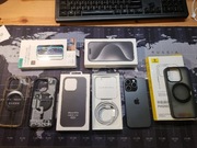 Zestaw Apple iPhone 15 Pro, Watch Ultra, AirPods 4 ANC, AirTag, Wallet itd.