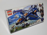 NOWE Lego 76126 Avengers Quinjet Marvel prezent Thor Black Widow