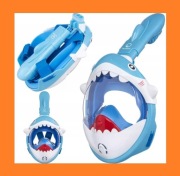 MASKA DO NURKOWANIA Z RURKĄ PEŁNOTWARZOWA DZIECI