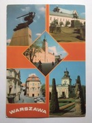 WARSZAWA widoki pomnik NIKE zamek KAW 1989