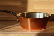 Baumalu rondel z miedzi 1.7mm 20 cm nieużywany casserole copper unused