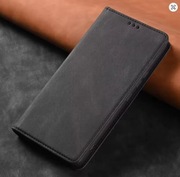 Czarne etui z klapką do Xiaomi Redmi Note 8