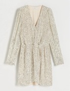 Sukienka mini z cekinami, Reserved, rozm. XS