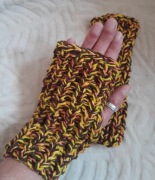 Mitenki rękawiczki bez palców handmade kolorowe ciepłe boho jesień wiosna