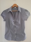 Damska koszula w paski z krótkim rękawem Camaieu