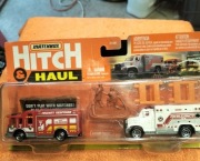 Matchbox mbx fire Red ue mowy zestaw autek resortów hitch&haul nowy 