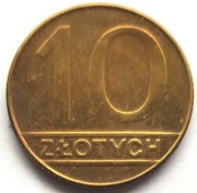 Moneta 10 zł 1990 r.